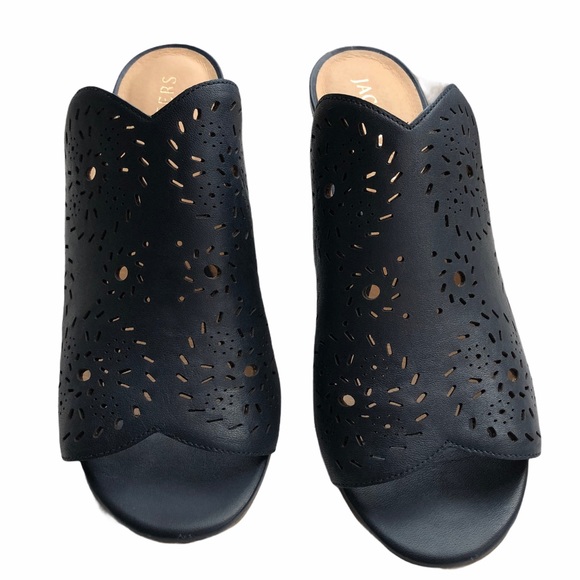 Jack Rodgers Ronnie Wedge Cork Slide Sandals 10 - Picture 7 of 12